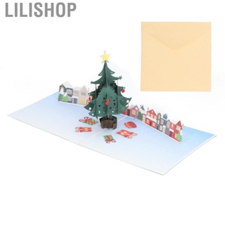 Lilishop 3D Christmas Cards  Christmas Greeting Cards Vivid Details with Envelope for Parties