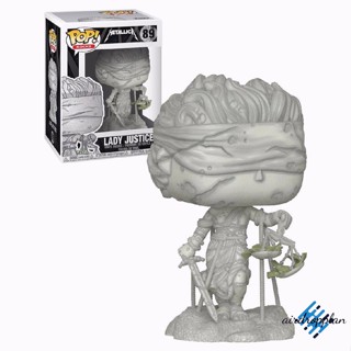 Aird Funko Pop 89 Rocks Metallica Lady Justice ฟิกเกอร์ไวนิล ของเล่นสําหรับเด็ก