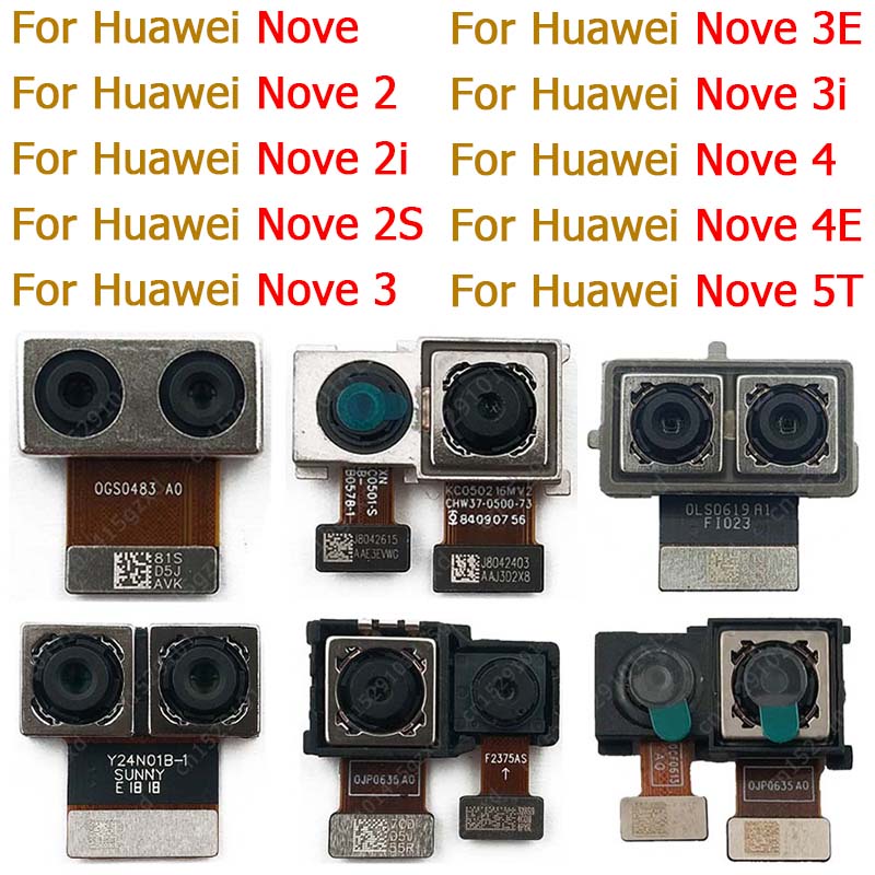 แท้ อะไหล่โมดูลกล้องหลัง แบบเปลี่ยน สําหรับ Huawei Nova 2 2i 2S 3 3i 3E 4 4E 5T