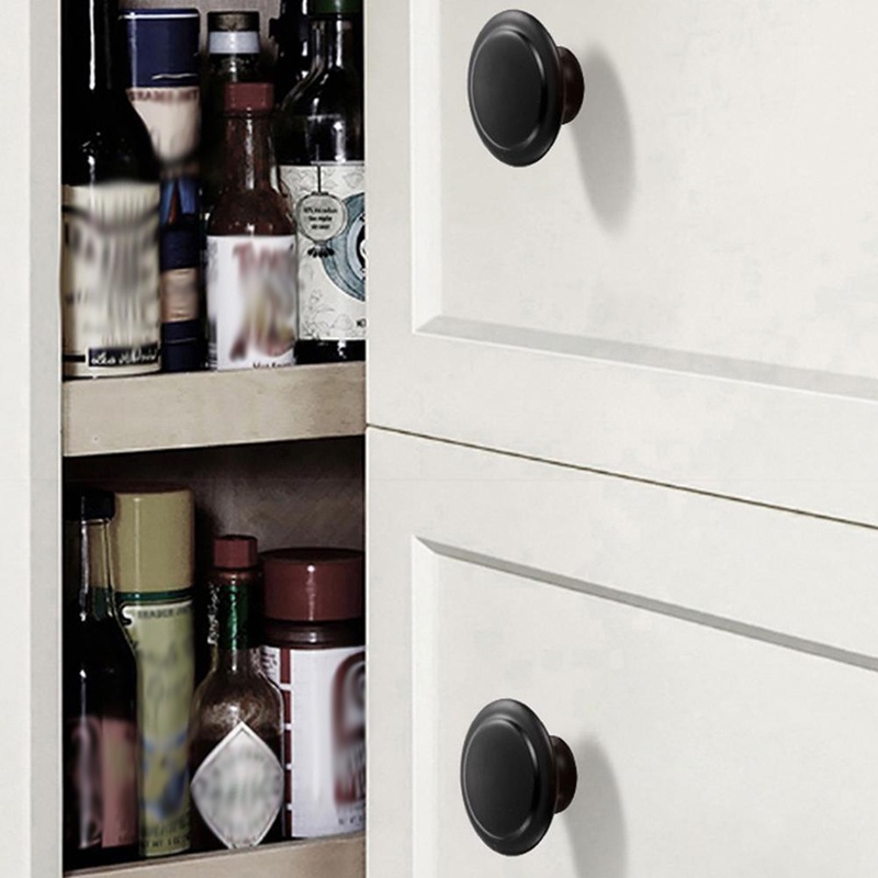 เปลี่ยนเฟอร์นิเจอร์เครื่องมือฮาร์ดแวร์ประตูสแตนเลสเฟอร์นิเจอร์ลูกบิดประตูตู้เสื้อผ้าลิ้นชักดึงที่ทันสมัยเรียบง่ายรอบตู้จับ - รูปที่ 2