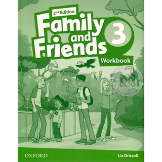 Bundanjai (หนังสือคู่มือเรียนสอบ) Family and Friends 2nd ED 3 : Workbook (P)