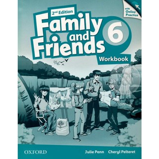 Bundanjai (หนังสือคู่มือเรียนสอบ) Family and Friends 2nd ED 6 : Workbook +Online Practice (P)