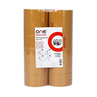 เทปโอพีพี 48.มม.x45หลา (แพ็ค72ม้วน) สีชา ONE รุ่น 3001309