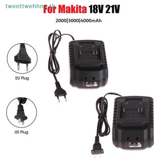 Tweettwehhno ที่ชาร์จ แบบเปลี่ยน สําหรับเครื่องเจียรไฟฟ้า Makita Model 21V Li-ion