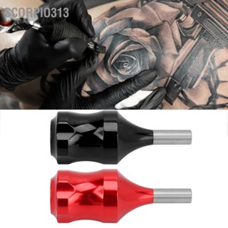  Scorpio313 Tattoo Cartridge Grip อลูมิเนียมอัลลอยด์น้ำหนักเบาทำงานแรงเสียดทานขนาดใหญ่ที่มั่นคง Universal Supplies สำหรับ Salon