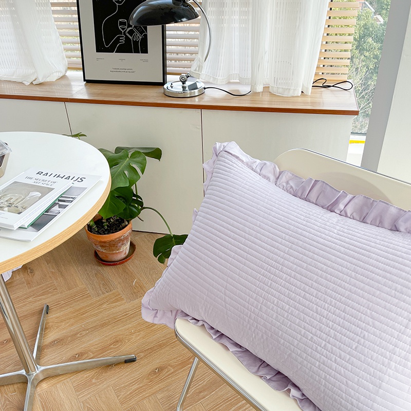 ปลอกหมอน ผ้าฝ้ายแท้ แบบหนา 48x74 ซม. สไตล์เกาหลี 40 ชิ้น - รูปที่ 3