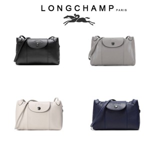 longchamp  แท้ กระเป๋าถือ กระเป๋าสะพายข้าง หนังแกะ (Crossbody &amp; Shoulder Bags) กระเป๋าพาดลำตัว กระเป๋ากันน้ำ