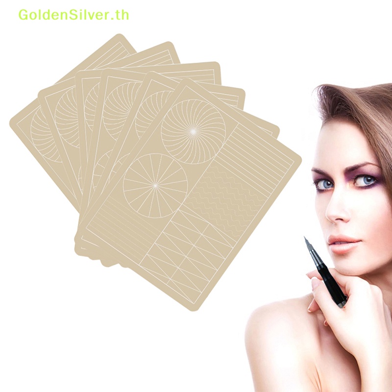 Goldensilver อุปกรณ์สักคิ้วถาวร สีเงิน สําหรับฝึกสักคิ้ว TH