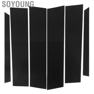 Soyoung Door Window Pillar Trim  4D Style Window Pillar Trim Glossy PC  for Vehicle