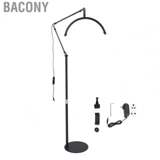 Bacony Half Moon Shaped Fill Light  20W 360 Degree Rotation Adjustable Half Moon Shaped Fill Light ABS and Aluminum Alloy  for Beauty Salon