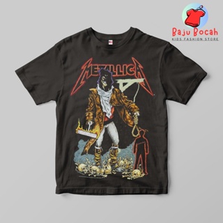 เสื้อผ้าเด็กผู้ชาย - เสื้อยืดเด็กพรีเมี่ยม (1-9 ปี) เสื้อยืด METALLICA DV Kids BAND // เสื้อยืดเด็ก // เสื้อยืดเด็ก // เสื้อยืดเด็ก // เสื้อยืดเด็ก unisex