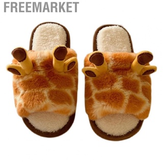 Freemarket Open Toe Warm Slippers   Slippers Prevent Slip Lightweight Breathable Stylish  for Home for Dormitory