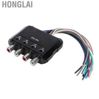 Honglai Audio Converter  Plug and Play Ground Noise Isolation RCA Line Frequency Converter High To Low  for Amplifier