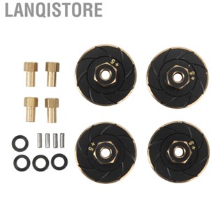 Lanqistore Brass Wheel Hub Combiner  RC Brass Wheel Weights Easy Installation Brass Material  for AXI00001 for AXI90081