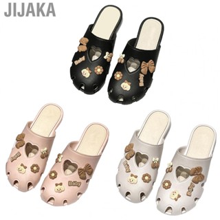 Jijaka Hollow Out Garden Slipper  Lightweight Durable Garden Slip On Shoes Ergonomic  for Summer