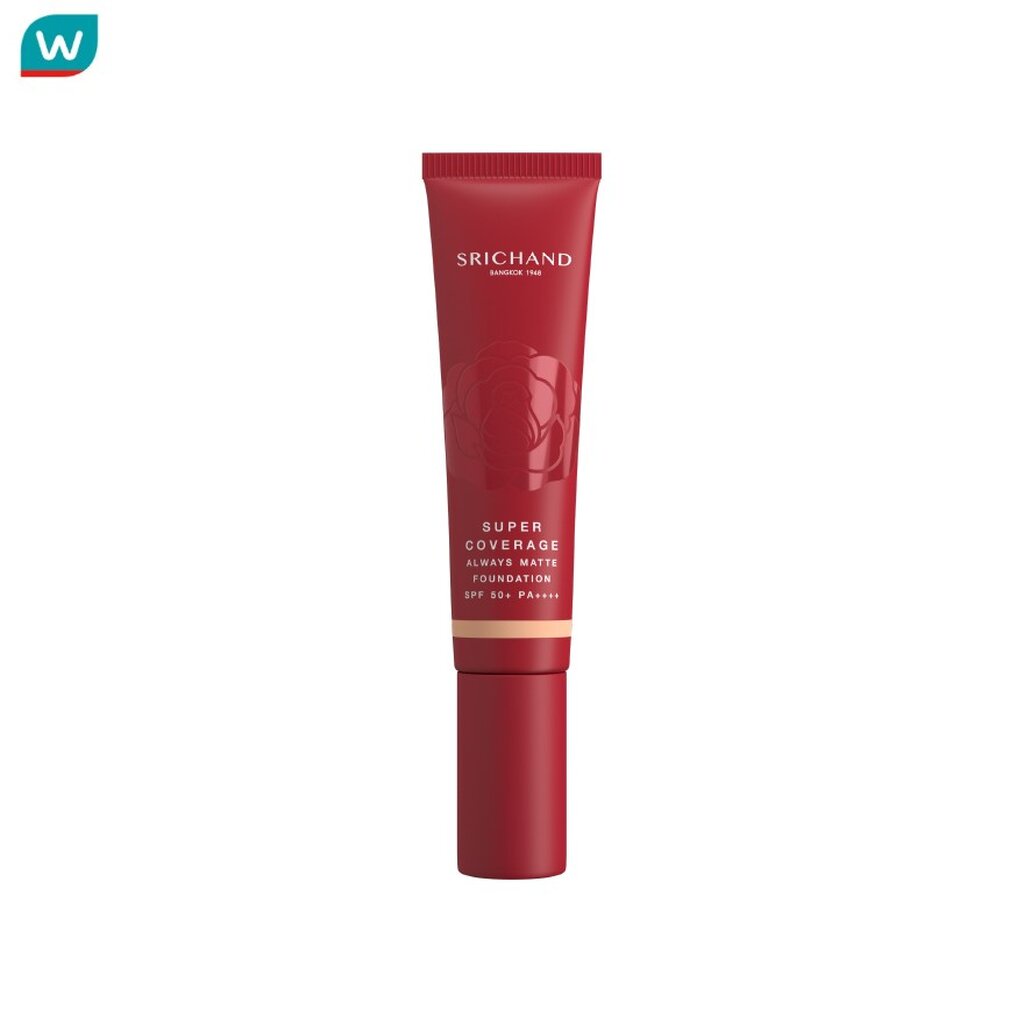 Srichand ศรีจันทร์ ซูเปอร์ คัฟเวอเรจ ออเวส์ แมทต์ ฟาวน์เดชั่น SPF50+ PA++++ 30มล. 120 เบจ – โปรปัง