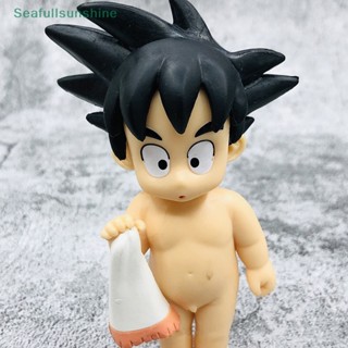 Seaf&gt; โมเดลฟิกเกอร์ PVC อนิเมะดราก้อนบอล Goku ขนาด 10 ซม. ของขวัญ ของเล่นสะสม