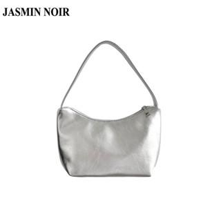 Jasmin NOIR กระเป๋าสะพายไหล่ กระเป๋าถือ หนัง PU ทรงสี่เหลี่ยม ขนาดเล็ก เรียบง่าย สําหรับสตรี