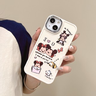 เคสป้องกันโทรศัพท์มือถือ แบบนิ่ม ลายการ์ตูนมิกกี้ เมาส์ สําหรับ iphoe 14 13 12 11 Pro Max 14pro 13pro 12pro 14promax