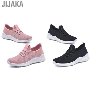 Jijaka Girl Sneakers  Curved Head Yarn PVC Women Sports Shoes  for Office