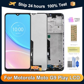 อะไหล่หน้าจอสัมผัส LCD 6.5 นิ้ว สําหรับ Motorola Moto G9 Play XT2083