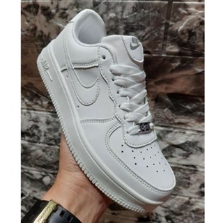 Aaliyahskicks4all "BEST SELLER" - AF1 ALL WHITE / TRIPLE WHITE รองเท้าผ้าใบลําลอง UNISEX / COUPLE Shoes 5UR0