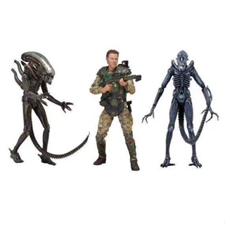 โมเดลฟิกเกอร์ Neca Alien Wars Predator 2nd Wave 1979 สีโปร่งใส ของเล่นสําหรับเด็ก