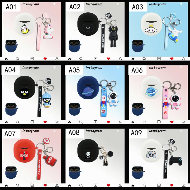 A403 Soundpeats AIR4 case / AIR4 LITE CASE Silicone Protective Case Dust-proof Protective Case  for 