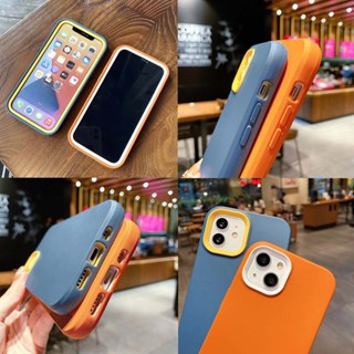 ⚡ในสต็อกเคสโทรศัพท์  เหมาะสําหรับ iPhone14 หรูหราเปลือกซิลิโคนนุ่มหรูหราซิลิโคนนุ่มเปลือกซิลิโคนนุ่มบัฟเฟอร์อ่อน