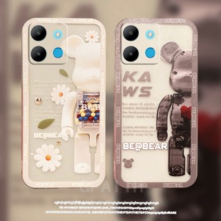 ขายดี เคสโทรศัพท์มือถือ ซิลิโคนนิ่ม TPU ใส กันกระแทก ลายการ์ตูนหมี ดอกเดซี่ สําหรับ INFINIX NOTE 30 VIP X6710 NOTE30 5G X6711 NOTE 30 Pro X678B 30 4G INFINIX Note30VIP