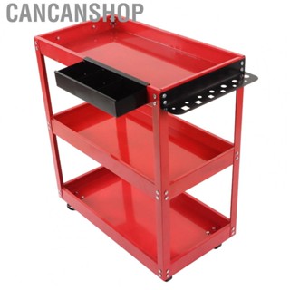 Cancanshop Trolley Cart  3 Tier Easy Cleaning Utility Cart Large   for Home