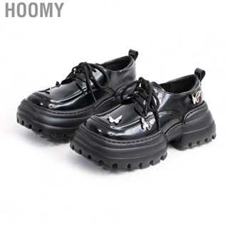 Hoomy Women Platform Retro Shoes   Slip Soft Lady  Shoes  for Daily Work