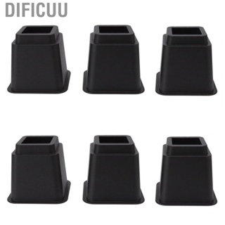 Dificuu Bed Risers Chair Riser Black Quadrate Trapezoidal for Home