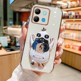 เคสป้องกันโทรศัพท์มือถือ แบบนิ่ม ลายเป็ดน่ารัก ชุบไฟฟ้า สําหรับ Infinix Note 30 Pro VIP 30i Smart 7 HD Plus 5G 4G Note30Pro