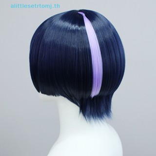 Alittlese Genshin Impact Scaramouche วิกผมคอสเพลย์ ไฮไลท์ ย้อมสี ป้องกันอะนิเมะปลอม TH