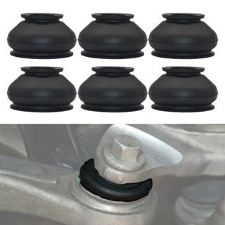 ⚡READYSTOCK⚡Dust Boot Covers 6pcs Ball Joint Black Brand New 10 25 25MM Steering Cover