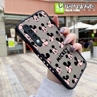 สําหรับ Huawei P30 P30 Pro เคส เต็มจอ เมาส์ ฝ้า ใส ขอบสี่เหลี่ยม เคส รูปแบบ ซิลิโคน กันกระแทก เคสนิ่ม