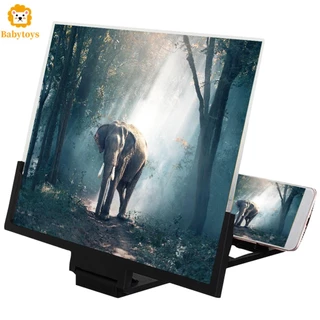 14 นิ้ว แว่นขยายหน้าจอ 3D HD แบบพกพา ป้องกันรังสี สําหรับโทรศัพท์มือถือ วิดีโอ HD จอขยายมือถือ ที่ขยายหน้าจอมือถือ สำหรับ