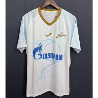 เสื้อกีฬาแขนสั้น ลายทีมชาติฟุตบอล Zenit Away 23-24 S-XXL ชุดเยือน สําหรับผู้ชาย AAA