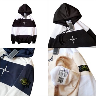 เสื้อแจ็กเก็ตฮู้ดดี้ พรีเมี่ยม ลายโลโก้ Stone ISLAND STRIP