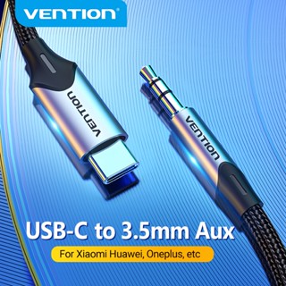 Vention อะแดปเตอร์แจ็คหูฟัง USB C เป็น 3.5 มม. Type C เป็น Aux 3.5 สําหรับ Huawei P40 nova7 Xiaomi Mi 6 9 10 Pro Oneplus 7