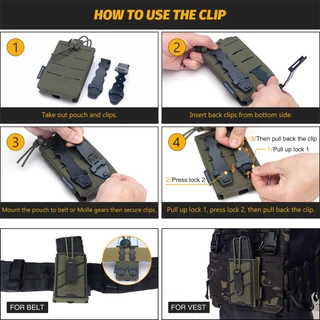 Idogear กระเป๋าใส่โทรศัพท์มือถือ วิทยุ 5.56 Mag Pouch 3588