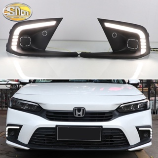 ไฟเลี้ยวไดนามิก LED 12V สําหรับ Toyota Civic FE RS 2021-2023 2 ชิ้น