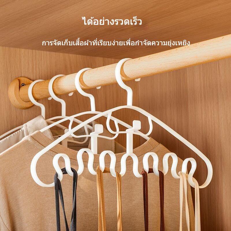 Mangihome Bangkok ไม้แขวนเสื้อ ส่งของ ขายส่ง ไม้แขวนเสื้อ แบบหยัก อเนกประสงค์ สุดคุ้ม ไม้แขวนเสื้อได้หลายแบบ หลายอย่าง ประหยัดพื้นที่ สําหรับไม้แขวนเสื้อ