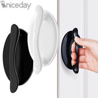 #NICEDAY-Door Handle Curved Handle Home Improvement Sliding Handle For Doors 82x49 X29 Mm