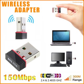 【พร้อมส่ง】อะแดปเตอร์รับสัญญาณเครือข่ายไร้สาย Usb Wifi 150Mbps 802.11N Rtl8188Eu