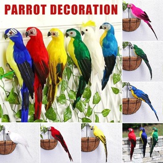 New Parrot Statue Garden Tree Bird Decor Outdoor Parrot Ornament for Lawn Wall