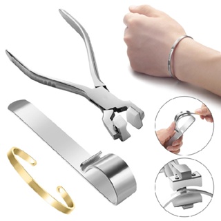 New Cuff Bracelets Making Pliers Curved Bracelet Jewelry Making Tools Set