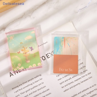 [Delicatesea] เคสอะคริลิคใส ลาย Kpop สําหรับใส่โฟโต้การ์ด เครื่องเขียน 1 ชิ้น