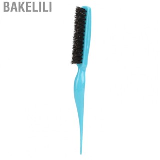 Bakelili Back Combing Brush  Portable Safe Nylon Teasing Brush Ergonomic Add Volume Styling Tool  for Home for Updo